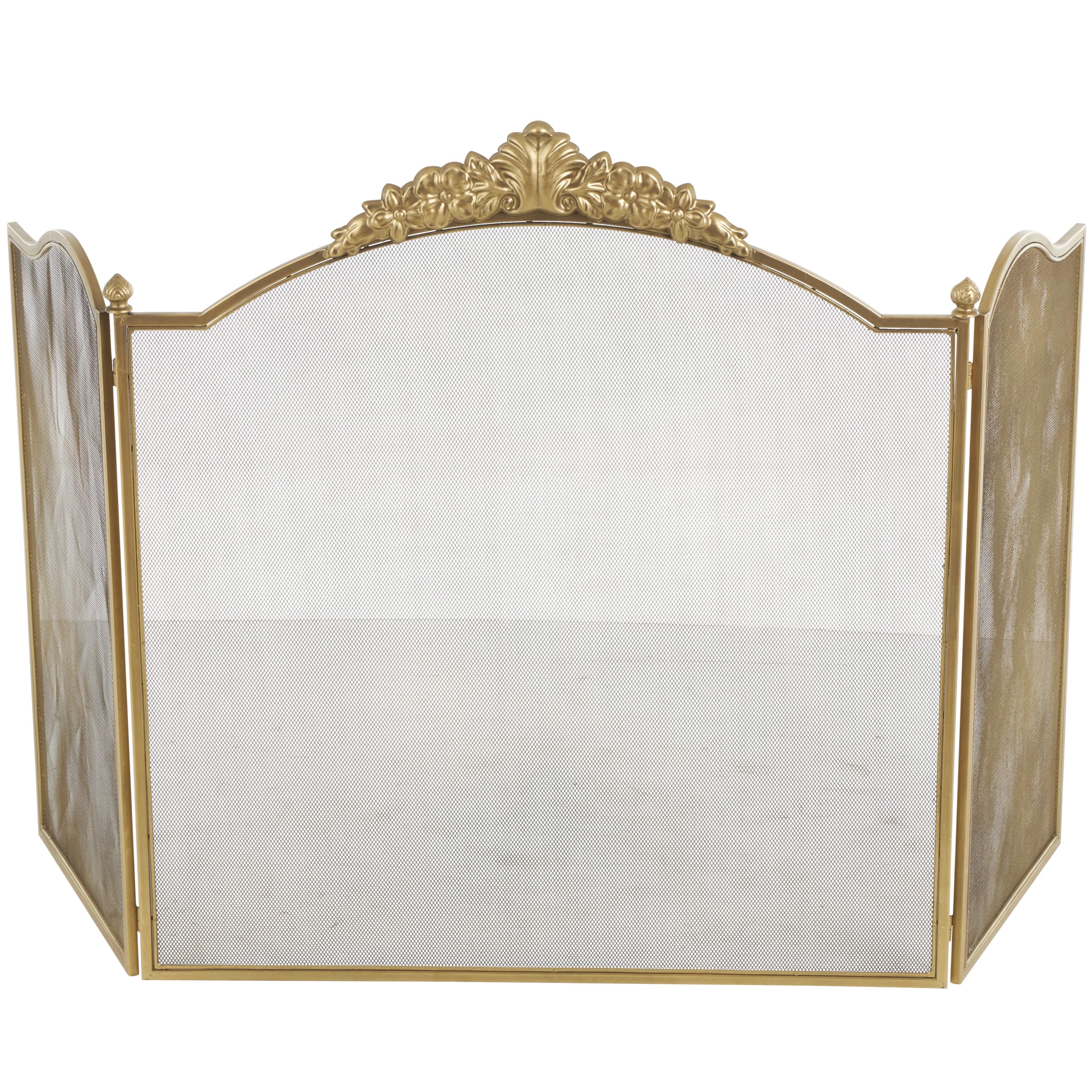 Amazon.com: Deco 79 Metal Floral Living Room Fireplace
